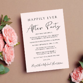 Feestfoto Roze Ontvangst 'Happily Ever After' Aankondiging