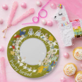 Feestgevecht Papieren Bordje (Feest)