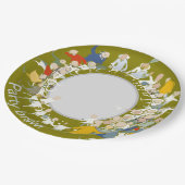 Feestgevecht Papieren Bordje (Gekanteld)