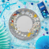 Feestgevecht Papieren Bordje (Feest)