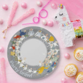 Feestgevecht Papieren Bordje (Feest)