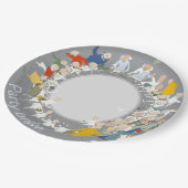 Feestgevecht Papieren Bordje (Gekanteld)