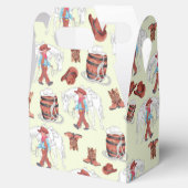 Feestgunst Box Cowboy en Paard Bedankdoosjes (Geopend)