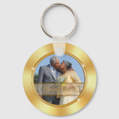 Feestgunsten voor 50th Wedding Jubileum, Goedkoop Sleutelhanger (Achterkant)