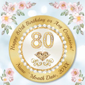 Feestgunsten voor 80e Verjaardag Ideeën, Goedkope  Magneet