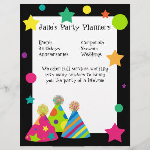 Feesthoeden Flyer