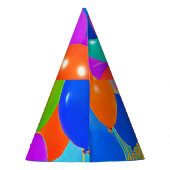 Feesthoeden in ballonstijl feesthoedjes (Achterkant)