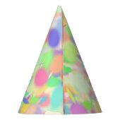 Feesthoedje in pastelkleuren (Achterkant)