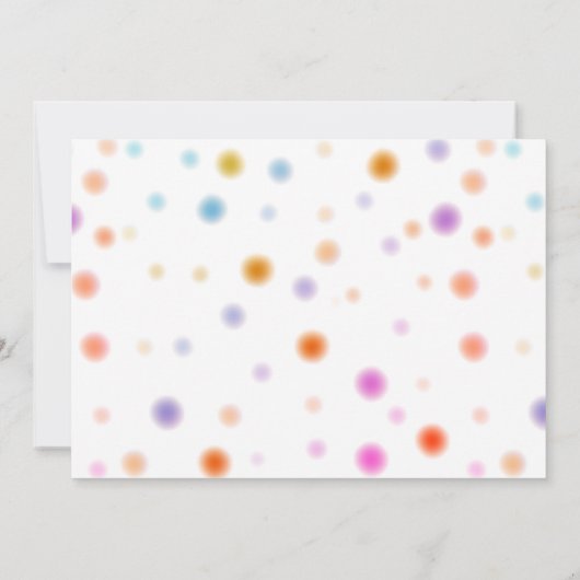 Feesthond Kinder eerste verjaardag Kaart (Achterkant)