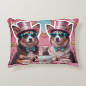 Feesthonden & een muis accent kussen (Voorkant)