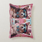 Feesthonden & een muis accent kussen (Voorkant(Verticaal))