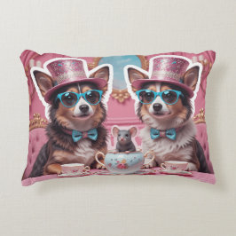 Feesthonden & een muis, Grade A Cotton Accent Kussen