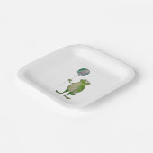 Feesthopper! Papieren Bordje (Gebogen)