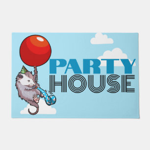 FEESTHUIS Grappig Possum Drijvende Ballon Opossum Deurmat