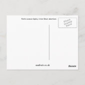 Feestief beeldscherm briefkaart (Achterkant)