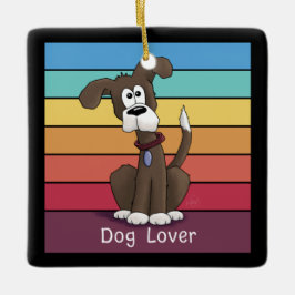 Feestief Hondenliefhebber Keramisch Ornament