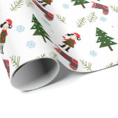 Feestief vakantiepatroon cadeaupapier (Rol Hoek)