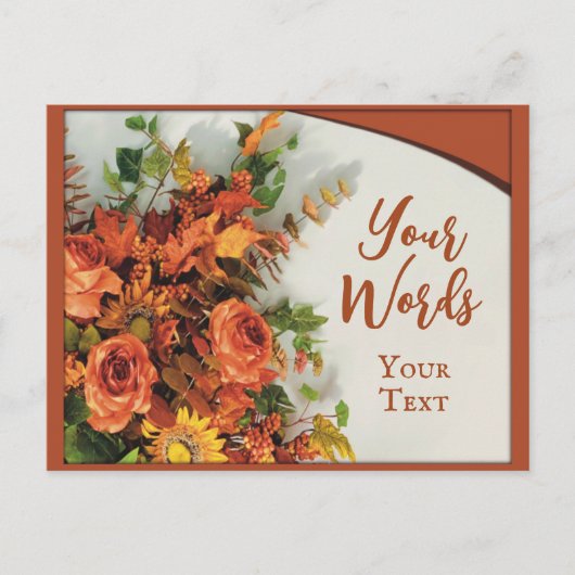 Feestieve Thanksgiving Briefkaart (Voorkant)