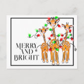 Feestieve vakantiegranen | rood groen licht briefkaart (Voorkant)