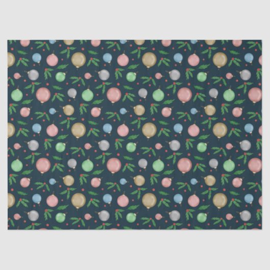 Feestisch kersttefeistenpapier tissuepapier (Voorkant)