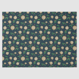 Feestisch kersttefeistenpapier tissuepapier