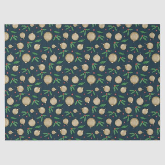 Feestisch kersttefeistenpapier tissuepapier (Voorkant)