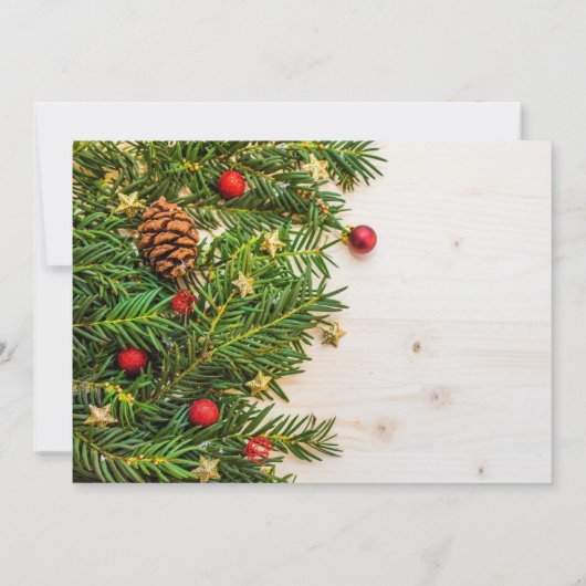 Feestive Company Holiday Party Kaart (Achterkant)