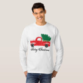 Feestive Country truck Holiday mannen t-shirt (Voorkant volledig)