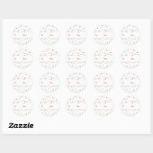 Feestive Dot Holiday Gift Label Stickers (Vel)