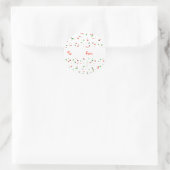 Feestive Dot Holiday Gift Label Stickers (Tas)