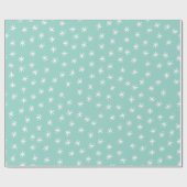 Feestive Feestdagen Kerstmis met handgetekende ste Cadeaupapier (Vlak)