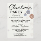 Feestive Holiday Ornament Kerstfeest Briefkaart (Voorkant)