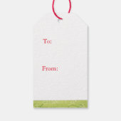 Feestive kerstboomgeschenken Labels Cadeaulabel (Achterkant)