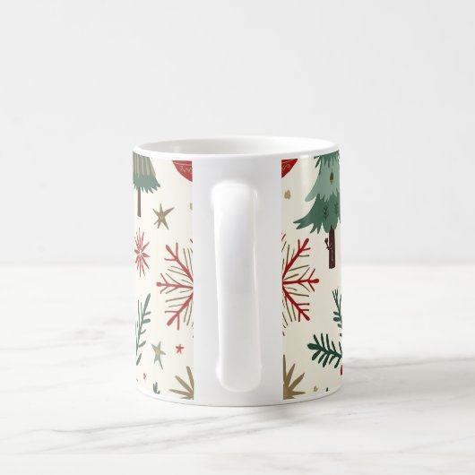 Feestive kerstboomMok Koffiemok (Handvat)