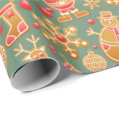 Feestive kerstcadeaupapier cadeaupapier (Rol Hoek)