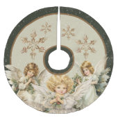 Feestive Kerstfeestdag in Angels Kerstboom Rok (Voorkant)