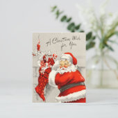 Feestive kerstfeestdag kerstfeestelijke kerstfeest feestdagenkaart (Staand voorkant)