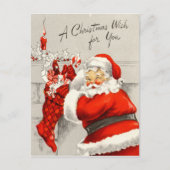 Feestive kerstfeestdag kerstfeestelijke kerstfeest feestdagenkaart (Voorkant)