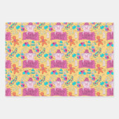 Feestive kerstmis inpakpapier vel (Voorkant 2)