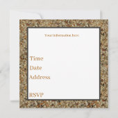 Feestive kersttiki party strand Juli Napkin Kaart (Achterkant)