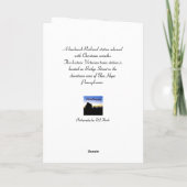 Feestive Railway Station Holiday Card Feestdagen Kaart (Achterkant)