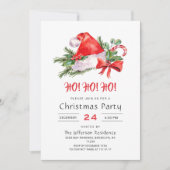 Feestive Santa Claus Pet Holiday Kerstfeest Kaart (Voorkant)