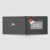 Feestive Santa Hat,l kersthuwelijk Gastenboek (Volledig)