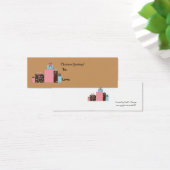 Feestive vakantiepakketten cadeautjes Labels Mini Visitekaartjes (Bureau)