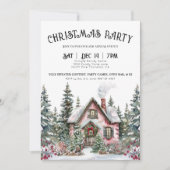 Feestive Winter Kerstfeest Kaart (Voorkant)