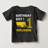 Feestje 1e verjaardag bouw vrachtwagen (Voorkant)