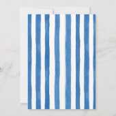 Feestje aan het strand kaart (Achterkant)