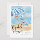 Feestje aan het strand kaart (Voorkant)