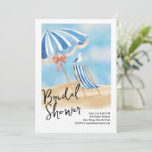 Feestje aan het strand kaart (Staand voorkant)