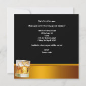 Feestje Afscheid Van Het Vrijgezellenbestaan Drink Kaart (Achterkant)